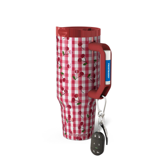 Thicc Buddy 40oz | Cherry Gingham
